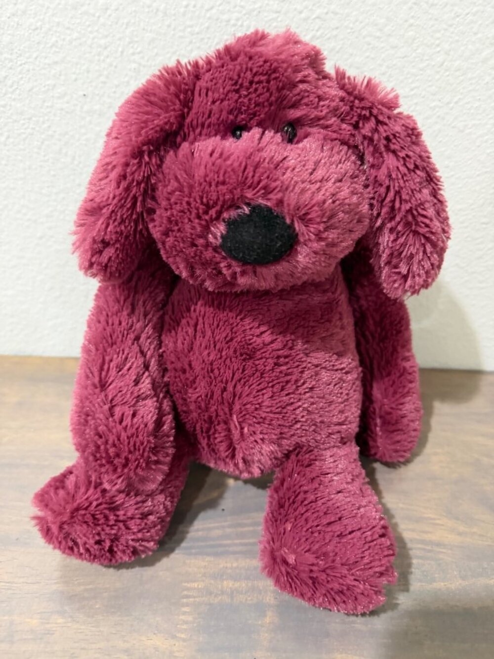 Aurora Dexter The Huggable Dog Burgundy 13" Missing Tag